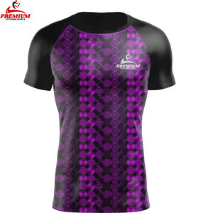 Camiseta Deportiva para Hombre 2026, de Secado Rápido, Transpirable, Compresión, con Logotipo Sublimado Personalizado para Gimnasio - Product Image 1