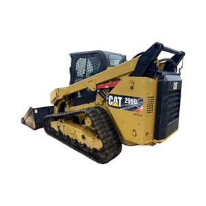 Excellent état EPA Caterpillar 299D2 Mini chargeur compact avec coupleur rapide hydraulique à haut débit à 2 vitesses - Product Image 1