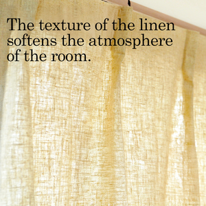 SUNROSE Rideaux drapés en coton de lin solide sur mesure Respirabilité naturelle pour revêtements de fenêtre de salon moderne - Product Image 5