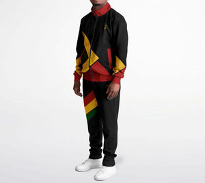 Conjunto Deportivo de Invierno para Hombre con Capucha, Estampado OEM, Felpa Gruesa, Ropa Deportiva Urbana, Sudadera y Pantalones 100% Poliéster - Product Image 5