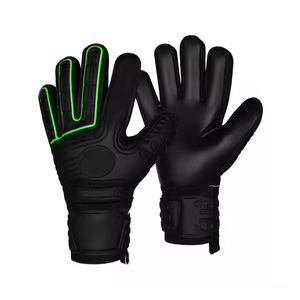 Guantes de fútbol de dedo completo personalizados de calidad profesional Cuero transpirable Secado rápido Antideslizante Equipo de entrenamiento unisex Porteros - Product Image 1