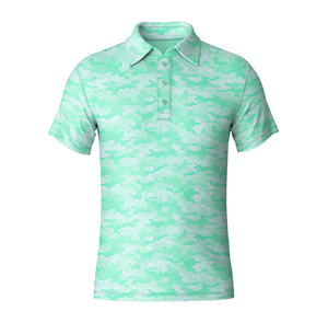 Polo de golf personalizado para hombre, camiseta de rendimiento de tacto fresco de secado rápido de poliéster Spandex - Product Image 6