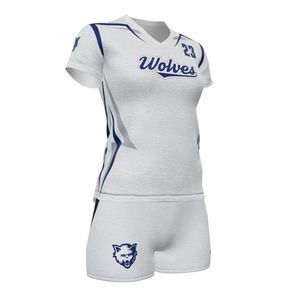 ชุดวอลเลย์บอลแขนสั้นสำหรับผู้หญิงทนทานใช้ในการปฏิบัติงานพิมพ์ - Product Image 6