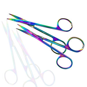 Juego de 2 Tijeras de Microdisección Iris de Acero Inoxidable, Recubrimiento de Titanio Multicolor Arcoíris, Calidad Premium, Reutilizables, Quirúrgicas - Product Image 5