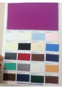 Durabilité à long terme Chemise en tissu denim confortable toute la journée Style de robe uniforme tissé teint en plaine pour les garçons et les filles en milieu de travail - Product Image 6