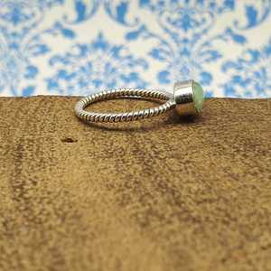 Nueva llegada 925 anillo de plata fina de plata esterlina con piedras preciosas de ópalo delicado diamante liso Joyería Al por mayor fabricante - Product Image 3