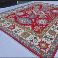 KNOT RUG Hand Knotted High Quality Wool Oushak Modern Abstract Pattern Rugs with Embroidered Work for Living Room Bedroom