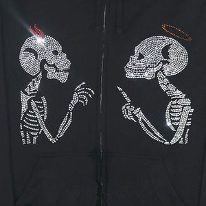 High Quality New Style Full Zip up Custom Stones <b>Hoodies</b> Breathable <b>Rhinestone</b> Hoodie From Pakistan - Product Image 5