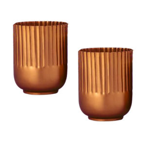 Jardinière en cuivre antique nouveau design avec poignée solide pots de jardin martelés de forme ovale et jardinière - Product Image 6