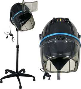 Secador de Piso Ajustable de Plástico con Motor de CA de 1100 W, Listo para Enviar, con Campana, Ruedas y Equipo Profesional para Salón - Product Image 2