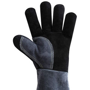 Gants de travail de sécurité pour la paume en cuir de haute qualité, résistants à la chaleur et bon marché pour le soudage et la conduite - Product Image 6
