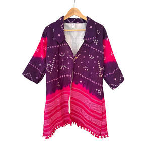 เสื้อแจ็คเก็ตบอมเบอร์สีม่วงชมพูแบบกลับด้านได้สำหรับผู้หญิง - เสื้อโค้ทน้ำหนักเบาสำหรับฤดูใบไม้ร่วงและฤดูหนาว - Product Image 2
