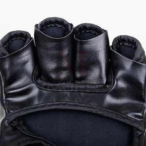 Guantes de MMA de Cuero Genuino para Entrenamiento de Artes Marciales, Guantes de Cuero Vacuno para Dedos - Product Image 5