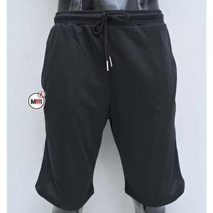 Pantalones cortos deportivos transpirables de verano personalizados de fábrica al por mayor para hombre, pantalones cortos largos de secado rápido con cordón de poliéster para hombre - Product Image 1