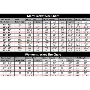 Vestes universitaires en laine d'hiver personnalisées avec logo pour hommes et femmes, avec col montant, coupe-vent en toile et doublure matelassée - Product Image 6