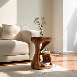 Mesa de Centro de Madera Contemporánea para Sala de Estar Urbana, Diseño que Mejora el Interior con Acabado Natural - Product Image 1