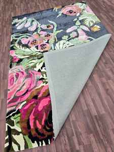 Lesli PB พรมปูพื้นขนแกะ100% แบบแฮนด์เมดสไตล์ตะวันออกพรมแบบนามธรรมกำหนดขนาดได้เองสำหรับออกกำลังกายที่บ้าน - Product Image 3