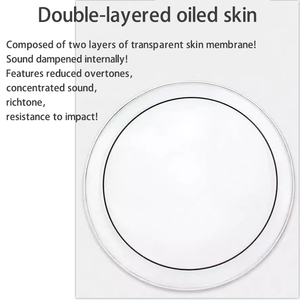 Bán buôn nóng bán hai lớp trong suốt trống đầu trống dầu da - Product Image 3