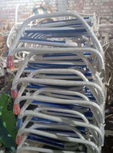 White Adjustable Plastic Sun Lounger <b>Chair</b> Foldable Outdoor Reclining Pool <b>Beach</b> Lounger for Courtyard Park Hotel Bulk Quantity - Product Image 2