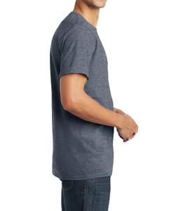 Personnalisation en gros de T-shirts en pur coton 100%, t-shirt surdimensionné pour hommes t-shirts à col rond en tissu tricoté vierge ordinaire - Product Image 3