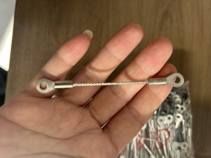 304 Stainless Steel Copper Coated Wire <b>Rope</b> Fish Eye Terminal Safety <b>Rope</b> <b>Light</b> Fixture Hardware - Product Image 4