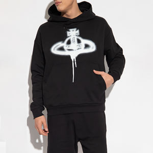 Conjunto de sudaderas con capucha para hombre con serigrafía de diseño personalizado de la mejor calidad Sudadera con capucha corta de alta calidad para adultos para otoño y verano - Product Image 3