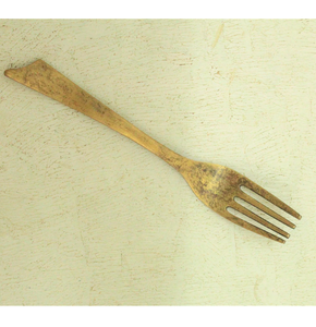 ชุดส้อมทองเหลืองส้อมมีดงานออกแบบแนวชนบทชุดเครื่องใช้บนโต๊ะอาหารทำด้วยมือ - Product Image 1