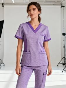 Conjunto de Uniforme Médico para Mujer VitaComfort, Tejido Elástico Transpirable con Uso Cómodo y Apariencia Profesional para Equipos Clínicos - Product Image 5