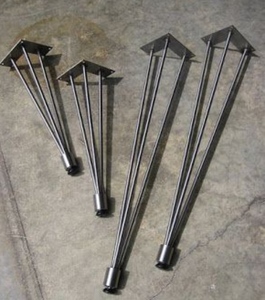 Pieds de Table, pieds de meuble TV noir, pieds de canapé en acier inoxydable, Champagne, pieds de canapé dorés, pieds d'armoire, tabouret de bar - Product Image 4