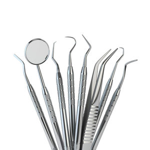 Paquete de 5 herramientas dentales Kit de herramientas de Limpieza de dientes Kit de herramientas de dentista con espejo dental de acero inoxidable - Product Image 1