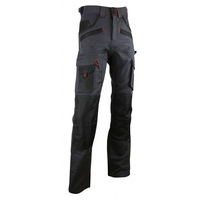 Pantalon de peintre à taille réglable best-seller vêtements de travail en gros pantalon en tissu polyester et coton à l'entrejambe renforcé à l'avant et à l'arrière