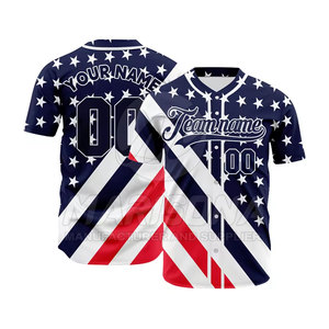 Jersey de Béisbol Profesional de la Mejor Calidad, Marca Privada, Personalizable, Transpirable, Tallas Grandes, Secado Rápido, Unisex, 100% Poliéster - Product Image 1