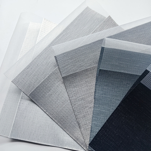 ستائر زيبرا قماشية معتمة مزدوجة الطبقة 100% بوليستر لستائر النوافذ الدوارة - Product Image 2