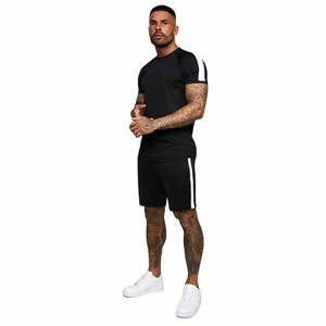 Nouveau Ensemble de Survêtement Tendance 2026 pour Hommes – T-shirts et Shorts de Sport Ajustés pour la Gym et le Fitness – Ensembles de Shorts à Séchage Rapide pour Hommes – En Stock - Product Image 1