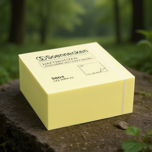 Cubes de notes autocollantes Soennecken jaunes 75x75mm, 400 feuilles, blocs-notes - Product Image 3