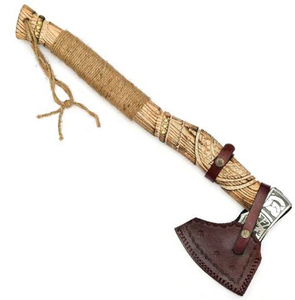 High Quality Damascus Steel Tomahawk Axe for Camping Hunting Wood Industrial Grade Custom Logo Option Pakistan Manufacturer - Product Image 6