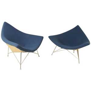 เก้าอี้พักผ่อนหนังแกะคุณภาพสูงแบบโมดูลาร์ <span class=keywords><strong>Herman</strong></span> Miller รุ่น Early Coconut หุ้มด้วยหนังแกะและขาเหล็กสแตนเลส - Product Image 6