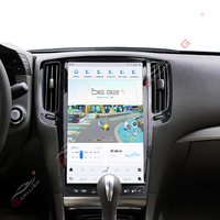 Radio para Coche Gerllish Estilo Tesla de 14.5 Pulgadas con Android para Infiniti G25 G35 G37 2010-2013, Reproductor Multimedia, Unidad Principal con GPS y Pantalla Táctil