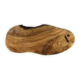 Planche à découper en bois naturel pour ustensiles de cuisine - Durable, légère, passe au lave-vaisselle, planche à découper en bois de boucher - Product Image 2