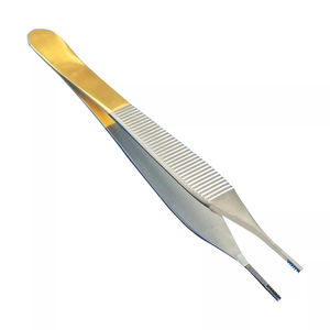 Couleur unie haute qualité TC Adson Brown pince à dissection 12cm 1x2 dents allemand acier inoxydable chirurgie Adson Brown - Product Image 1