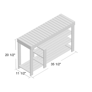 10 Pair Solid Wood <b>Shoe</b> Rack 3-Tier Adjustable Entryway Cabinet with Modern Design Red Brown Color <b>Shoe</b> <b>Storage</b> <b>Bench</b> - Product Image 5
