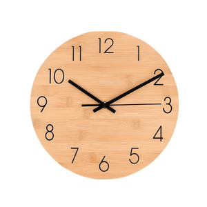 Orologio da Parete in Bambù Personalizzato Tiwel, Prodotto Unico e Elegante per Merchandising - Product Image 2