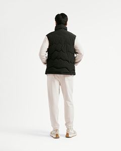 Pantalones Jogger de Hombre 100% Algodón Transpirable con Lavado Decolorante, Cierre con Cordón, Cintura Media, Frente Plano, Estilo Formal para Otoño - Product Image 4