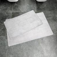Tapis de sol carré gris uni, lavable, adapté aux animaux domestiques, avec dos antidérapant en caoutchouc, pour usage domestique, 68x120 cm