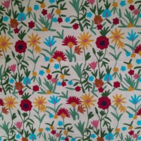Tissu en coton brodé à la main en gros pour vêtements, literie, ameublement et accessoires de sacs – Tissu brut polyvalent