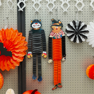 Decoración de Papel de Espantapájaros para Halloween, 61 cm, Hecha a Mano, Decoración Interior para Fiestas Infantiles - Product Image 2