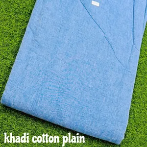 Tessuto solido di cotone Khadi fatto a mano indiano per la realizzazione di abiti in tessuto di cotone tagliato a misura