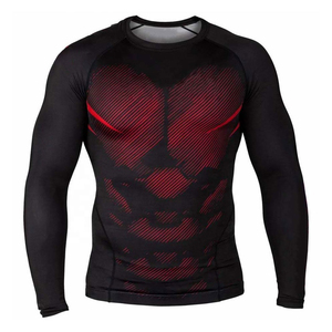 2024 hommes de haute qualité respirant confortable vêtements de sport surdimensionné éruption garde Shorts longue faite Spandex Sublimation impression MMA - Product Image 4