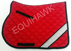 Almohadilla de sillín de doma inglesa occidental más vendida, cordón de moda, tela brillante, cojín de alta densidad, algodón gofre para caballos - Product Image 5