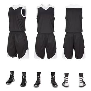 Ensemble de maillots de basket-ball pour hommes, personnalisés, confortables, à séchage rapide, en stock, design, uniforme de basket-ball - Product Image 6